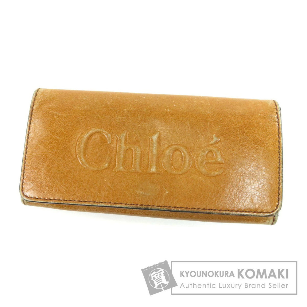 Chloe motif long Wallet leather